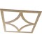 Ekena Millwork Statesman Wood Fretwork Pierced Ceiling Medallion, Hickory, 34"OD x 21 3/4"ID x 1/4"T CMWP34X34X0250STHI - alternate 5